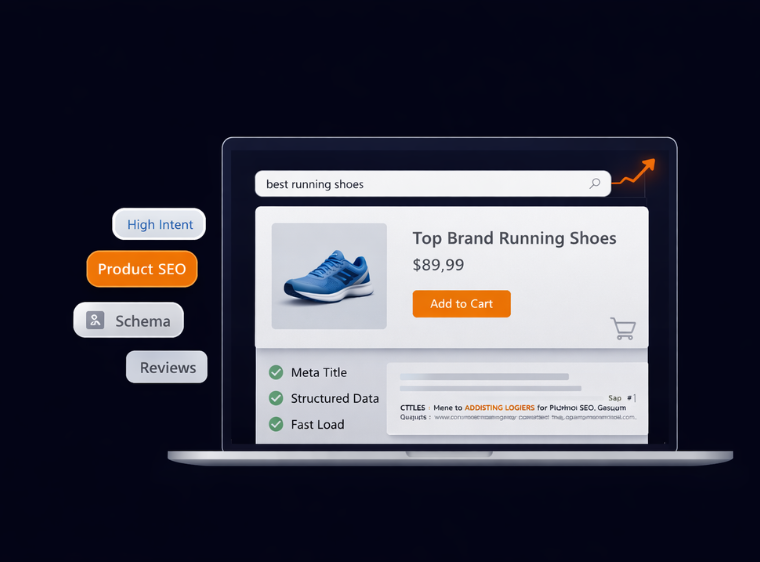 Ecommerce SEO Mockup