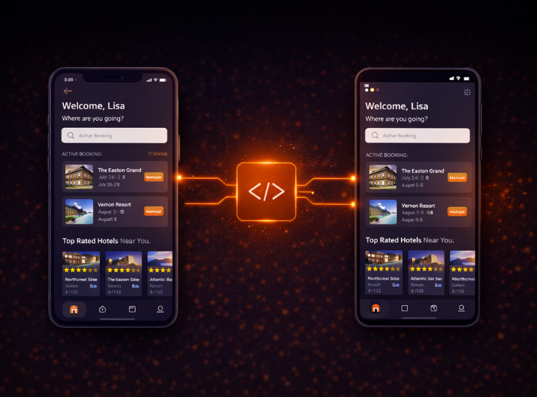 iOS & Android Development Mockup