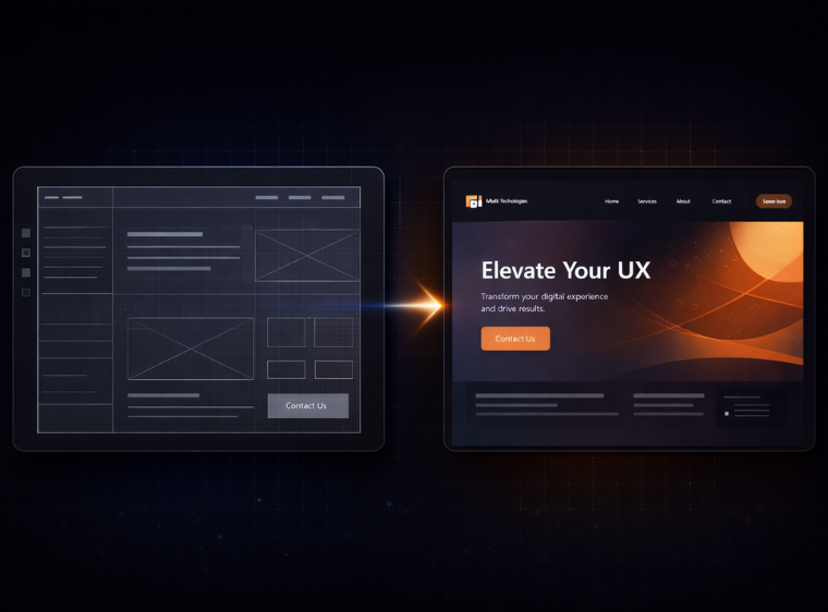 UI/UX Design Mockup