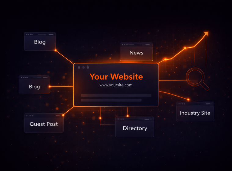 Off-Page SEO & Link Building Mockup