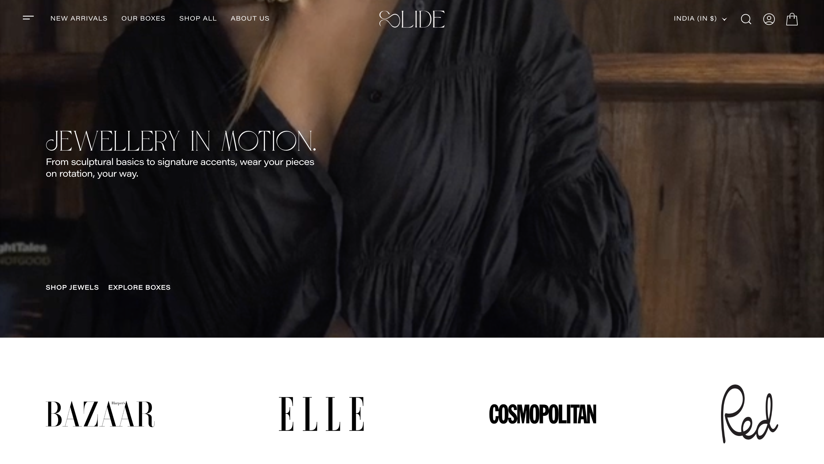 SlideJewel – E-Commerce Website Development